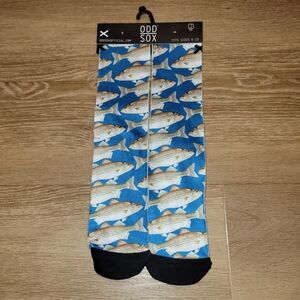 ODD SOX Fish Trout Ocean Crew Unisex Socks Size 6-13 Novelty 1 Pair New
